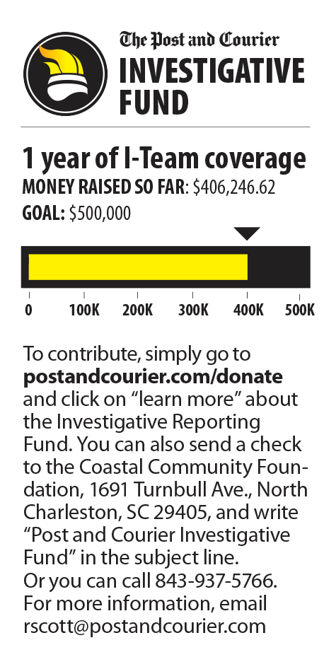 Front-page box showing fundraising process